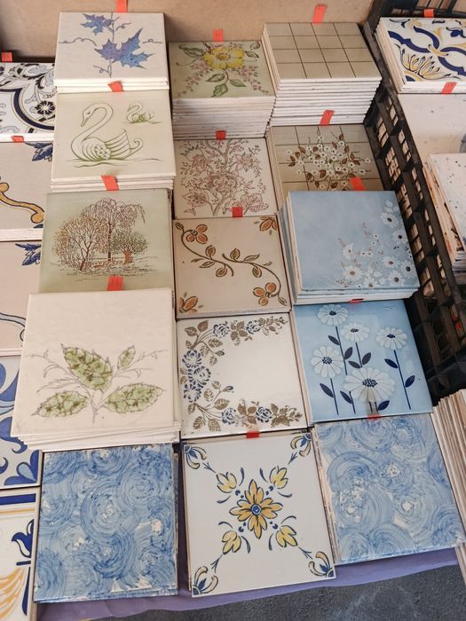 Lote de diversos azulejos