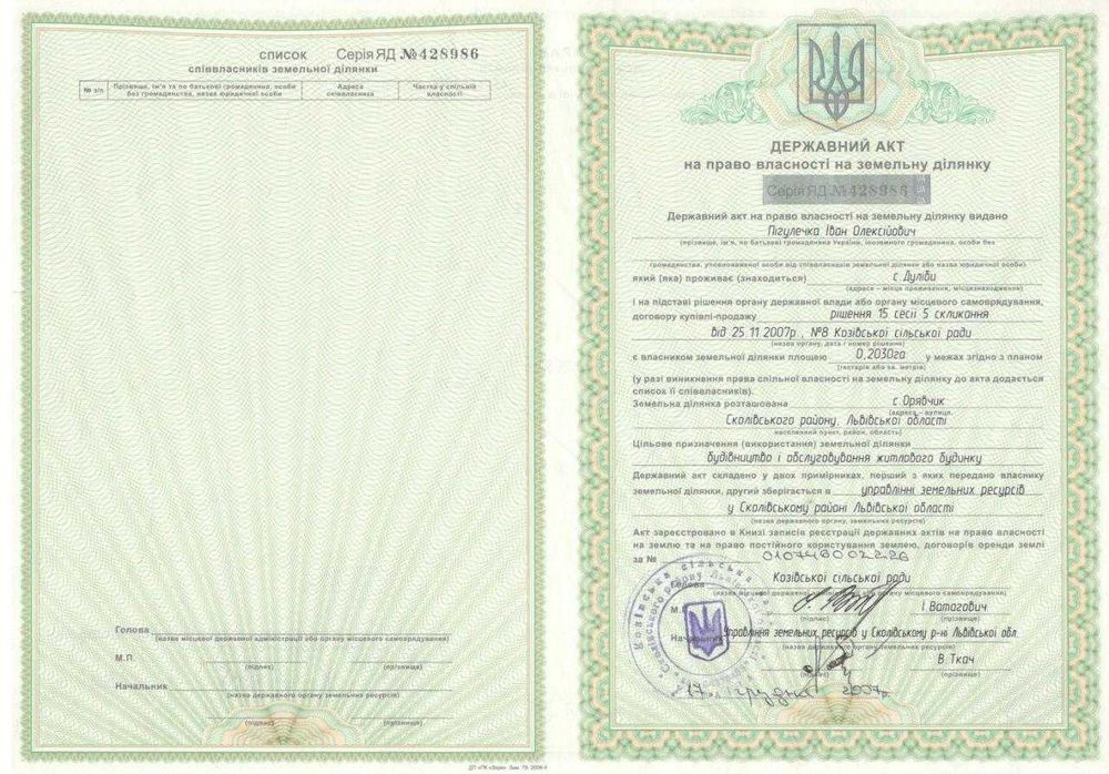 Продаж земельна ділянка 20.30 сот. вул. Князя Святослава с. Орявчик - Вид 4