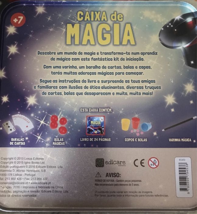 Caixa de magia - Edicare +7 anos