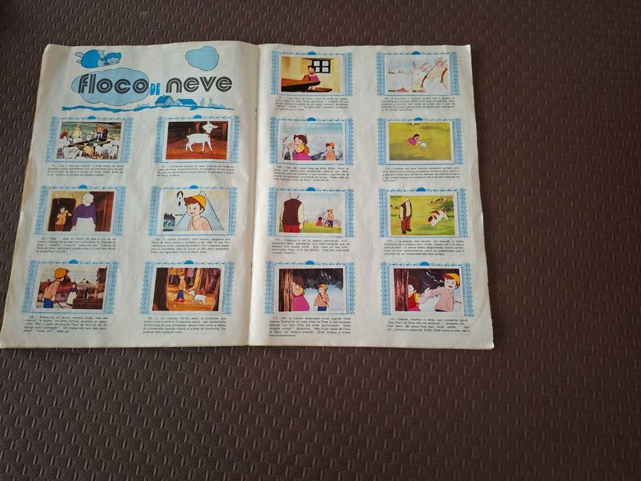 Caderneta de cromos - Heidi (Completa com 210 cromos)