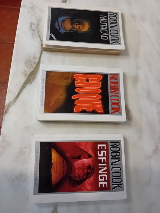 Conjunto de 3 Livros de Robin Cook