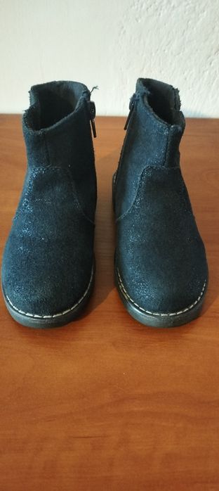 Botki granatowe roz 26
