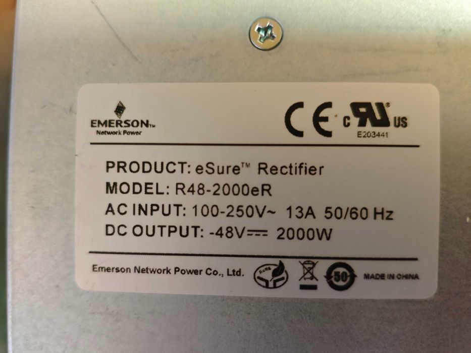 Блок питания, зарядное Emerson 56V, 2kWt (42-58V)