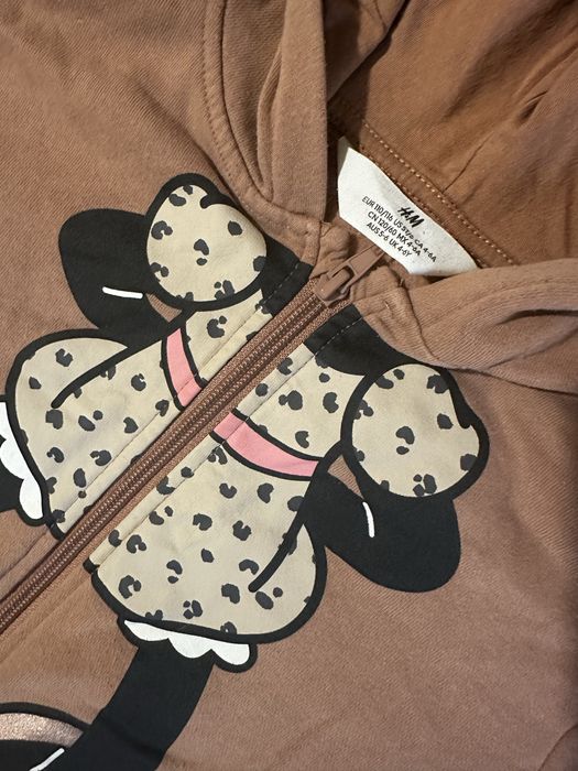 Толстовка кофта з блискавкою Міккі h&m