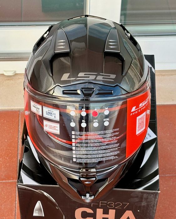 Capacete NOVO LS2 Challenger Titanio escovado (44% DESCONTO) Tam XS