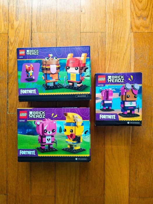 LEGO BrickHeadz Fortnite 40728 + 40760 + 40910