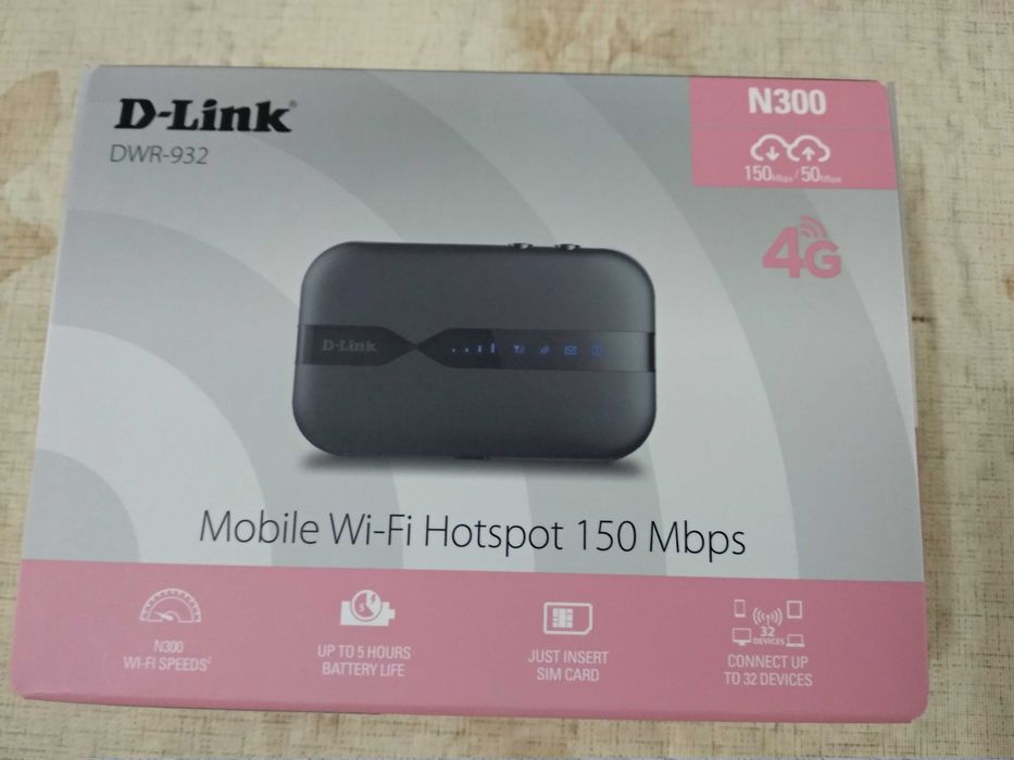 Hotspot Móvel D-Link DWR-932 4G LTE - COMO NOVO