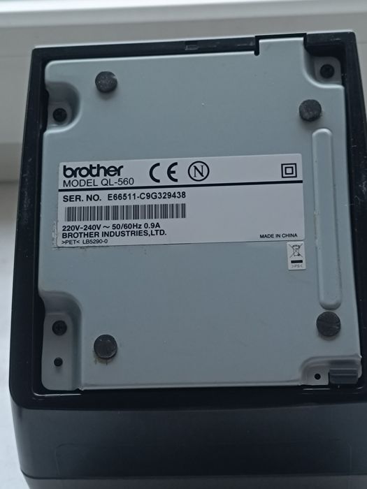 Drukarka termiczna etykiet  Brother P-Touch, QL-560, USB, kable