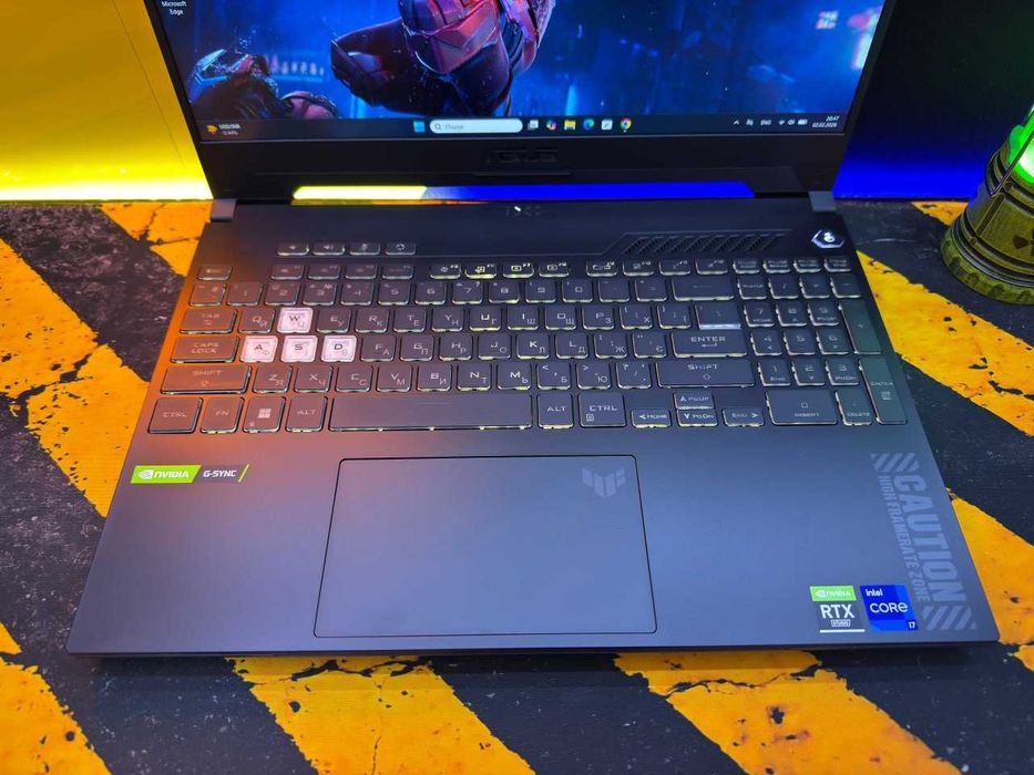 Asus TUF Gaming, RTX 4070,Core i7-12gen, 16 gb, ram ігровий ноутбук