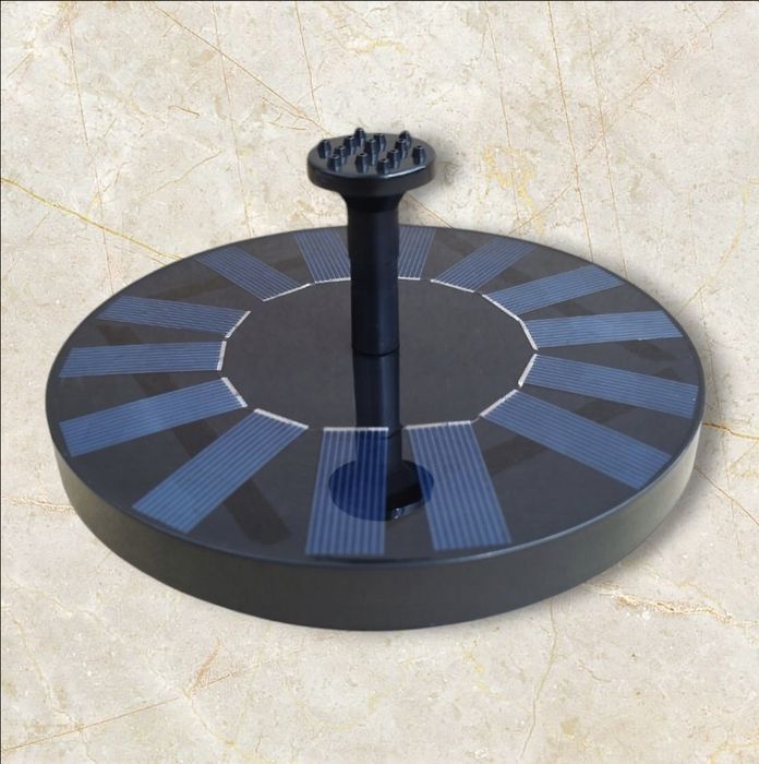 Fontanna Solarna Ogrodowa do Oczka Wodnego Stawu + 8 Końcówek!