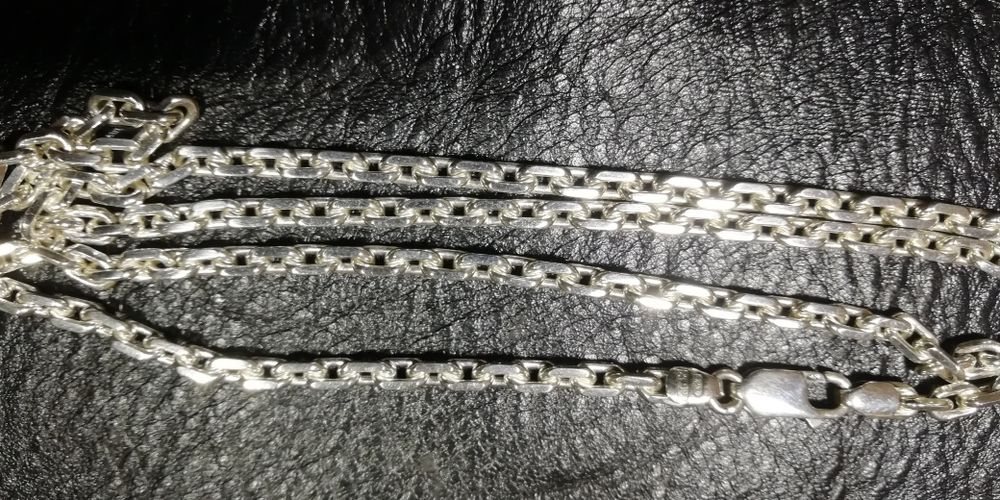 Новые якорные цепочки 925пробы