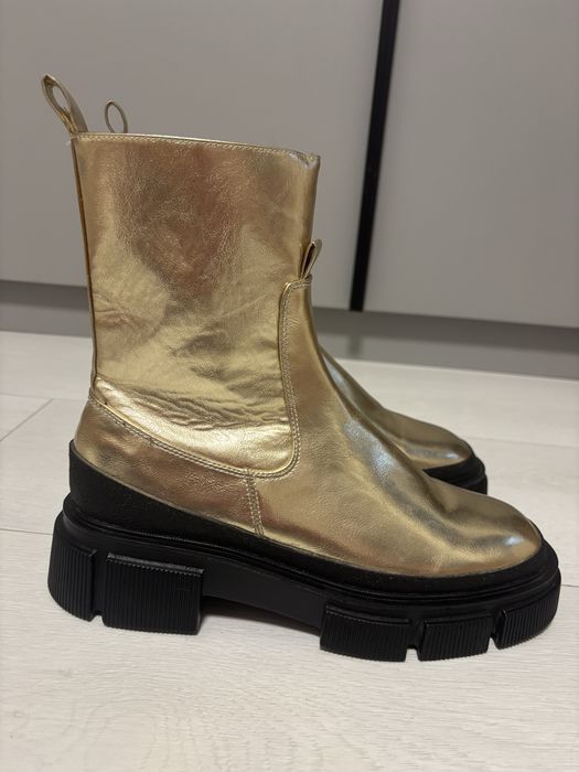 Ботинки челсі ZARA GOLD черевики р.40