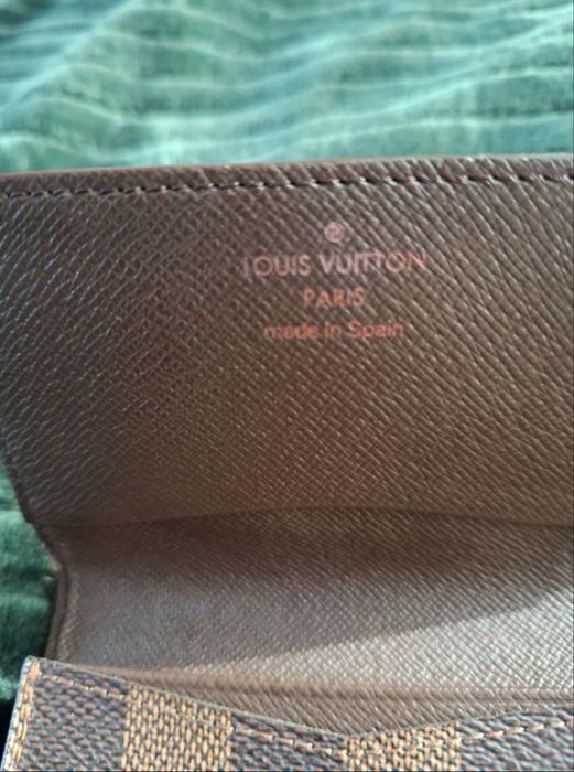 Louis Vuitton Damier Ebene Card Holder Original  Excelente Estado