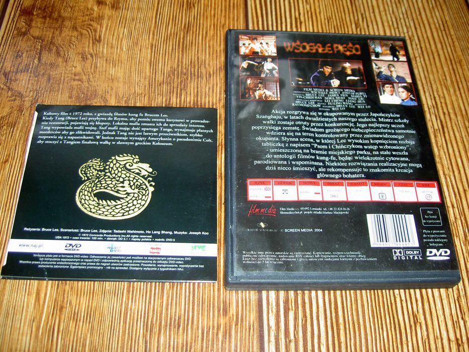Bruce Lee Wejście Smoka Droga Smoka Wściekłe Pięści DVD