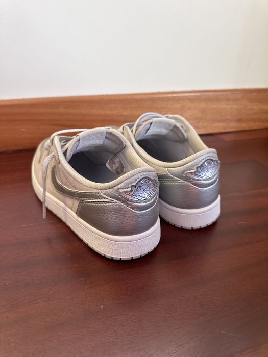 Nike air jordan 1 low og metalic silver