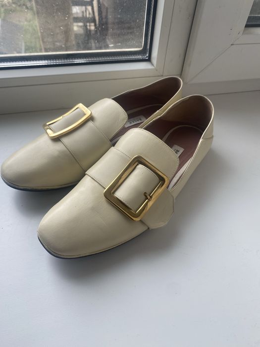 Балетки коліру перлини ІТАЛІЯ BALLY 38 розмір