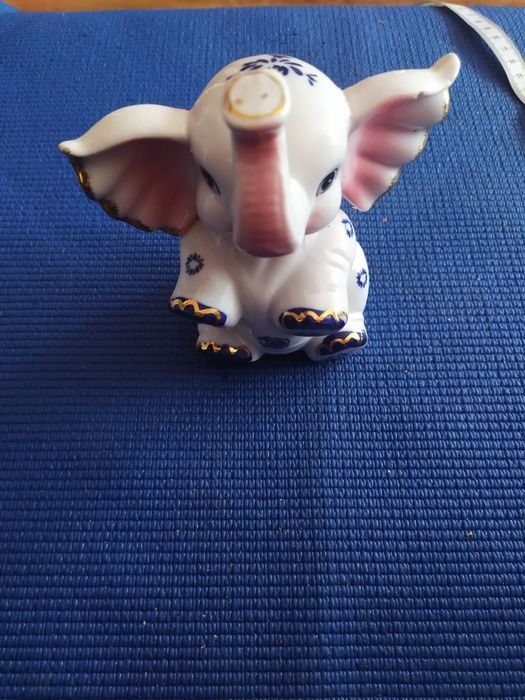 Słoń porcelanowy 14cm x 8cm