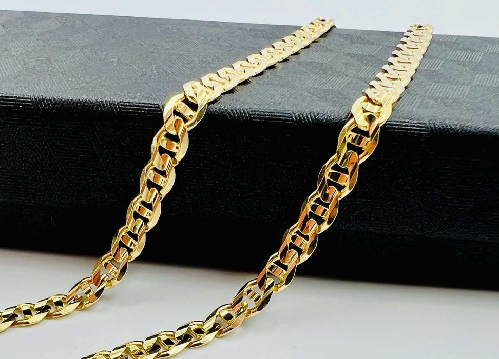 Złoty Łańcuszek Gucci 585 Cechowany 4,5 mm 55 cm