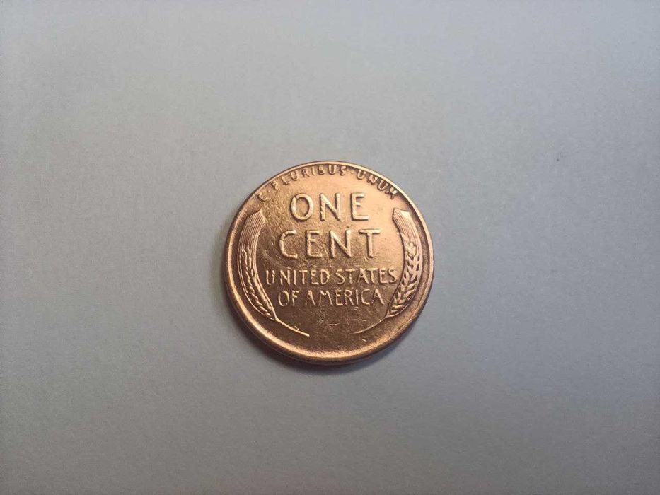 1957 D Lincoln Wheat Penny 1 cent USA Moneta Jeden cent. Małe centy.
