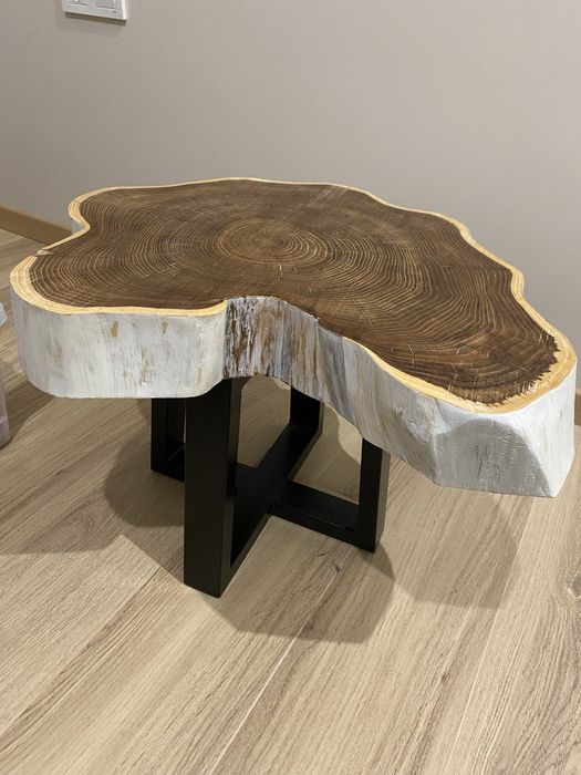 Столик зі слебу акації, кавовий столик, журнальний столик