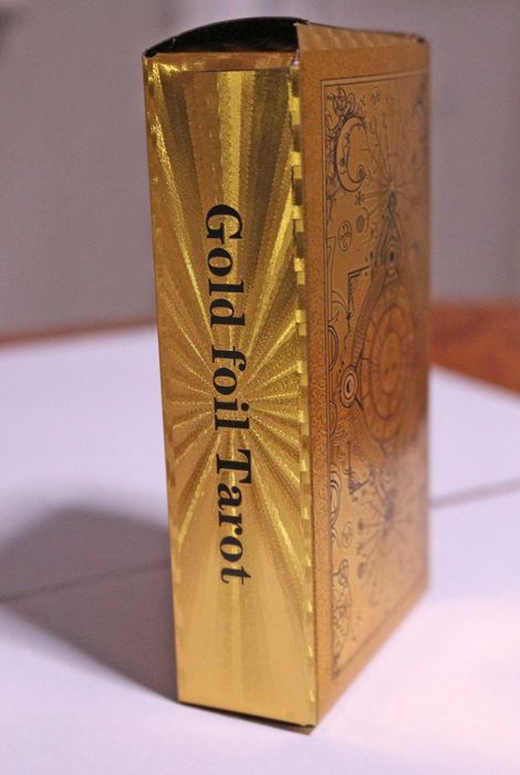 Золотое пластиковое таро Уэйта