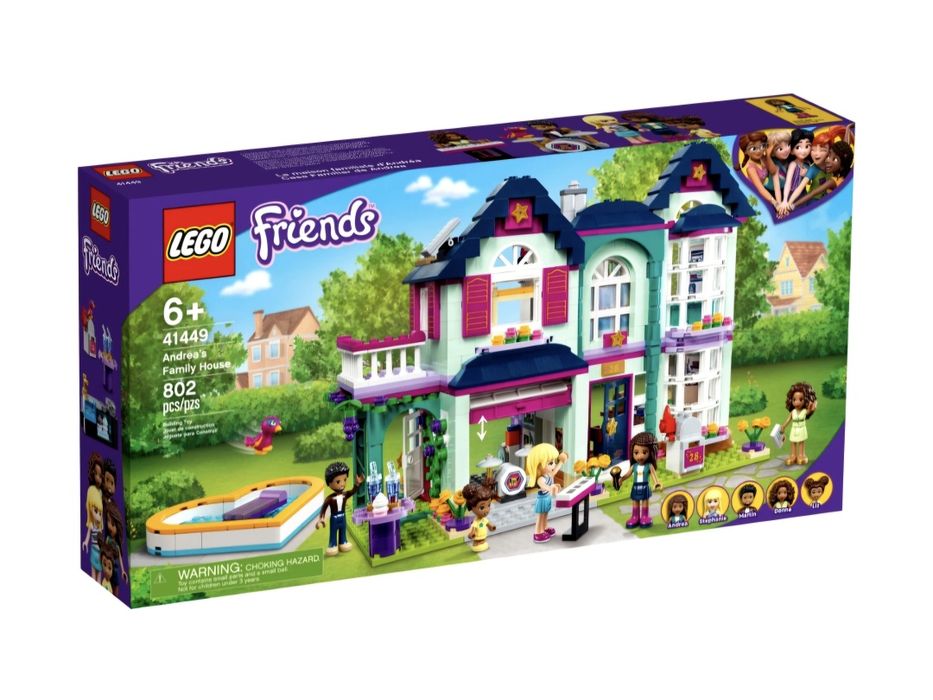 Nowe Klocki LEGO Friends 41449 Dom Rodzinny Andrei ŁÓDŹ