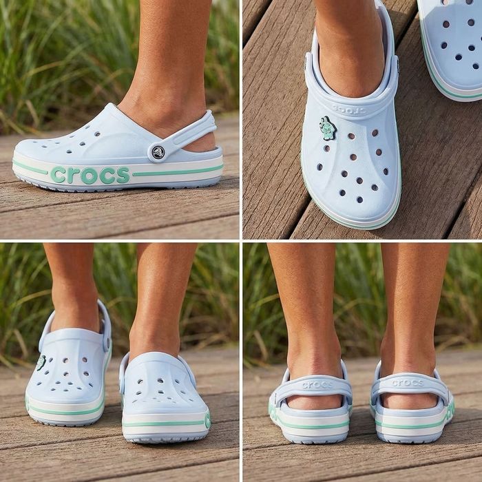Оригінал Crocs жіночі Сабо Bayband Lime крокси 36-44 унісекс
