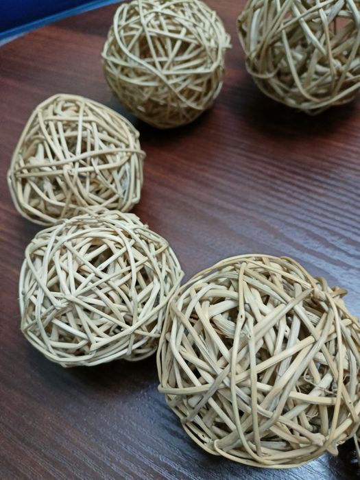 kule rattanowe zestaw