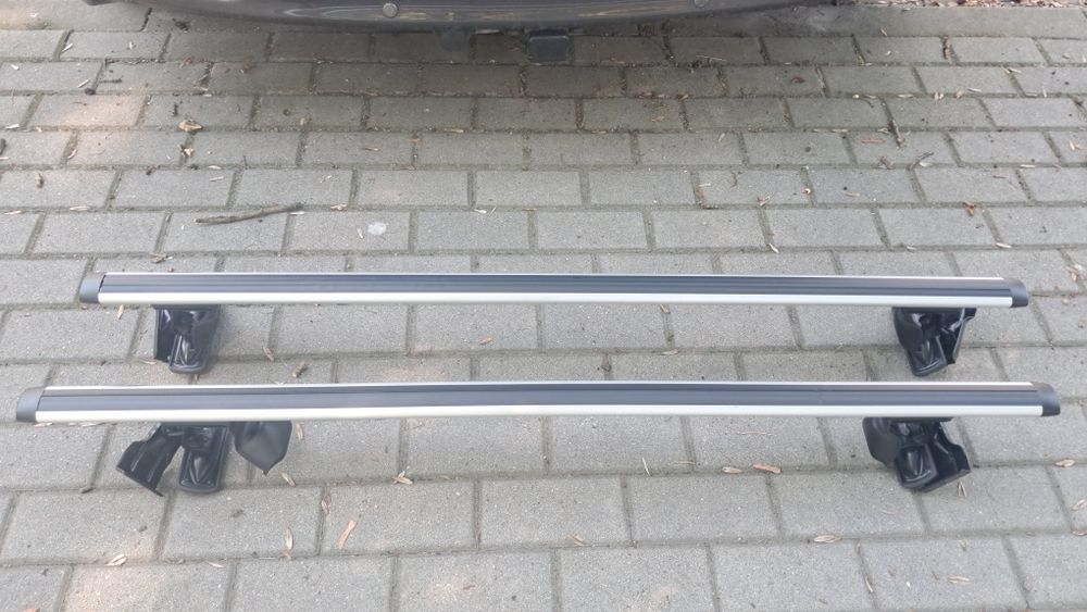 Bagażnik dachowy Mont Blanc (2 belki, dł. 130cm) - na rower, box dachowy - nie na relingi