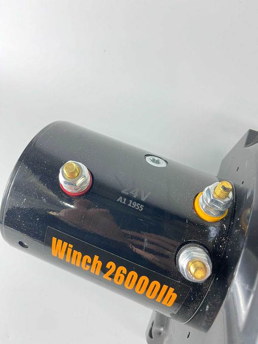 Електрична лебідка 26000 lb / 11793 кг 12V промислова, сталевий трос