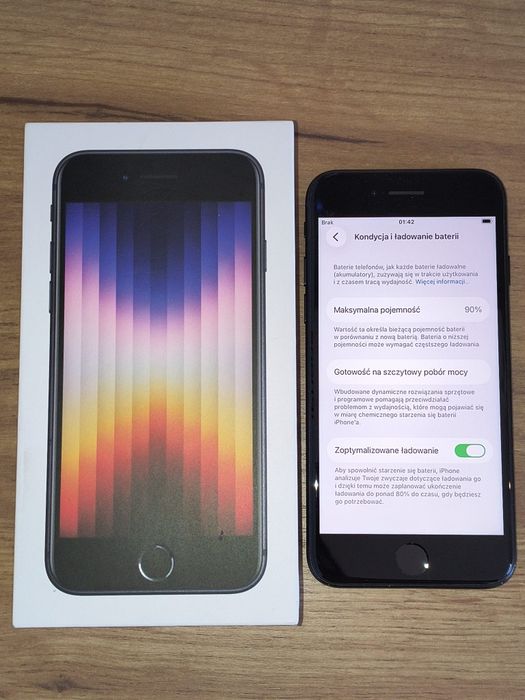 IPhone SE bateria 90%