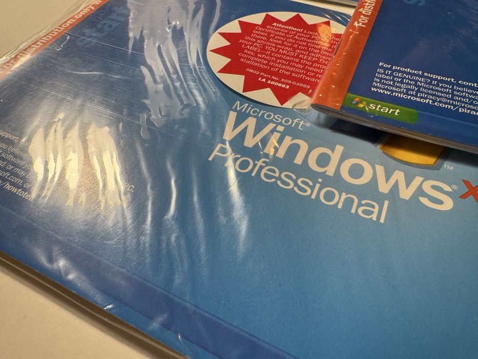 Windows XP Pro OEM x6 (5 sealed) + COA/klucz (OPK x2 i WinZip gratis)