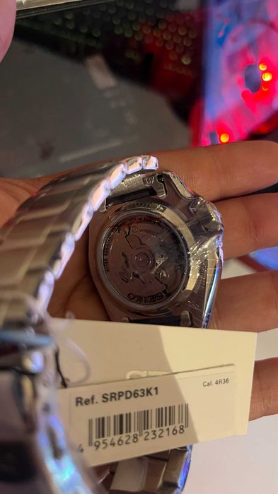 Seiko 5 Sports Automatic Green SRPD63K1 – Novo – Full Set