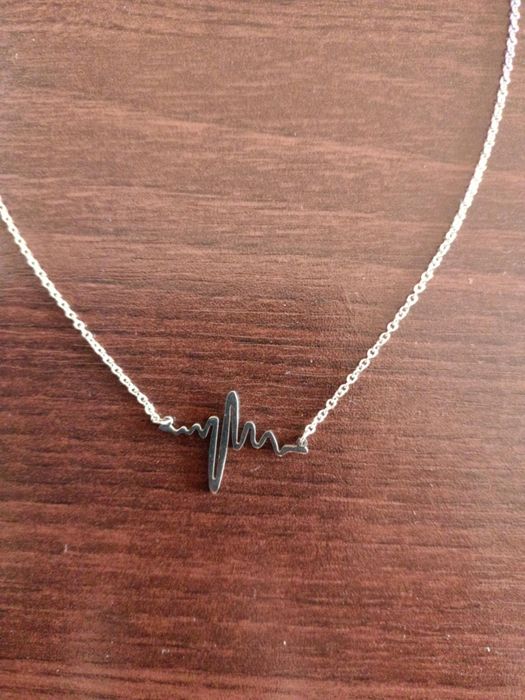 naszyjnik | wisiorek | łańcuszek | puls | tętno | srebrny