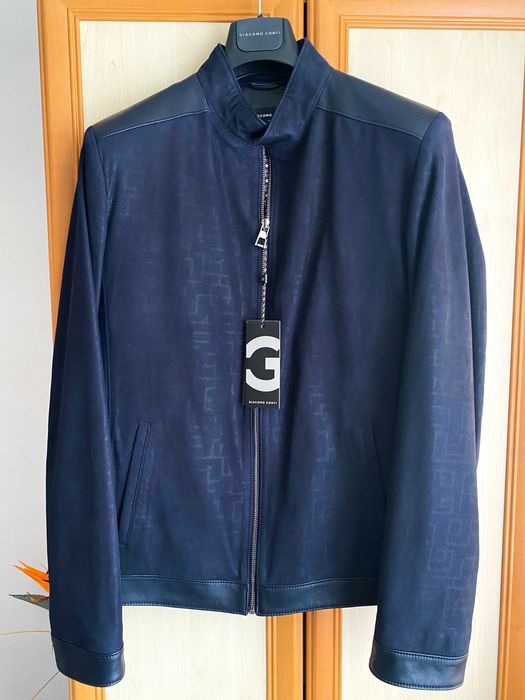 Nowa, skórzana kurtka męska Giacomo Conti
