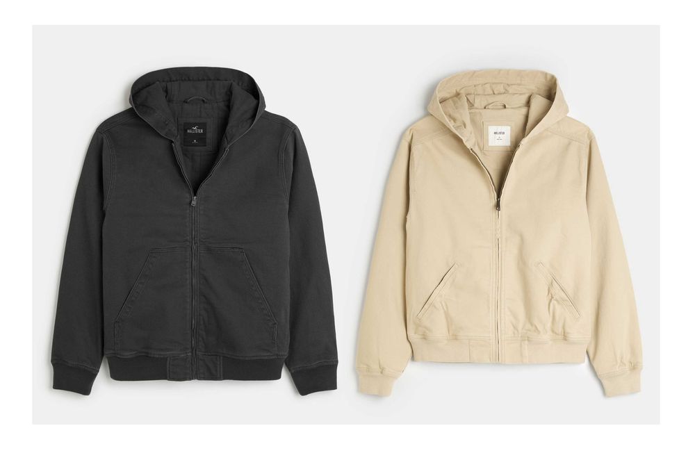 Демісезонна куртка з капюшоном Hollister Abercrombie (р.L,XL,XXL)