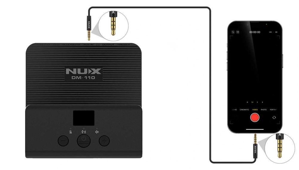 NUX DM-110 perkusja elektroniczna pady Mesh Head BT słuchawki pałki