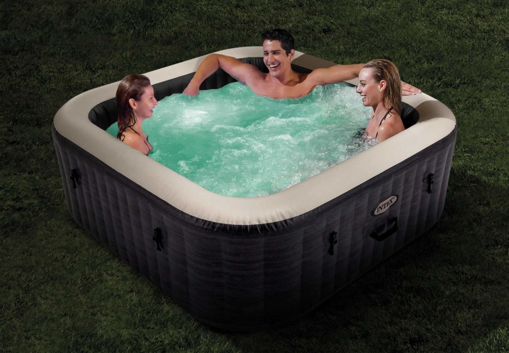 Dmuchane Prostokątne SPA Jacuzzi INTEX 28452 Generator chloru NOWOŚĆ
