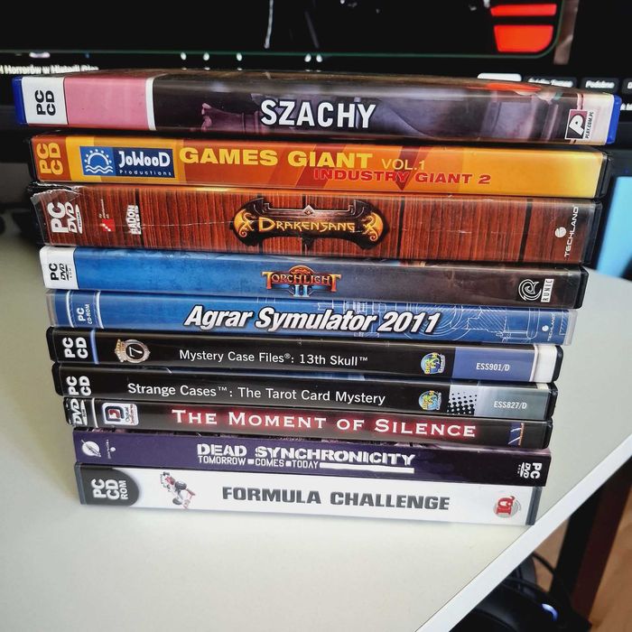 Zestaw 10 gier komputerowych PC