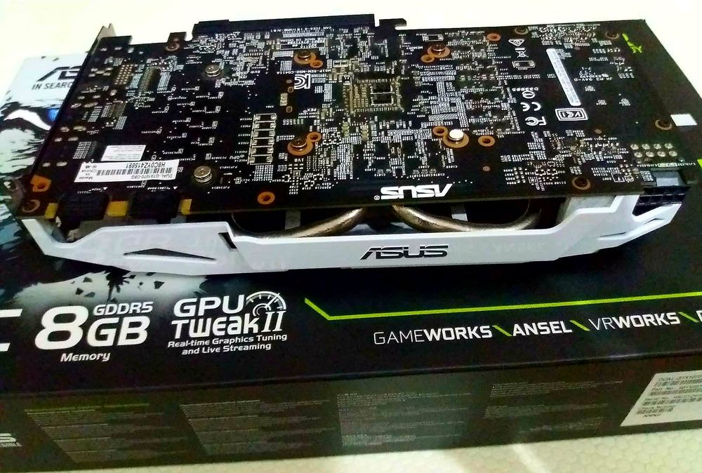 ASUS Dual GeForce GTX 1070 OC Graphics Card, 8 GB64564064083971122