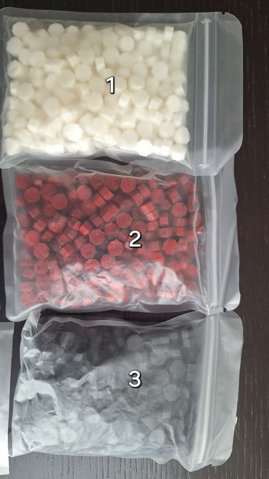 Lak wosk do lakowania kopert 100 szt różne kolory
