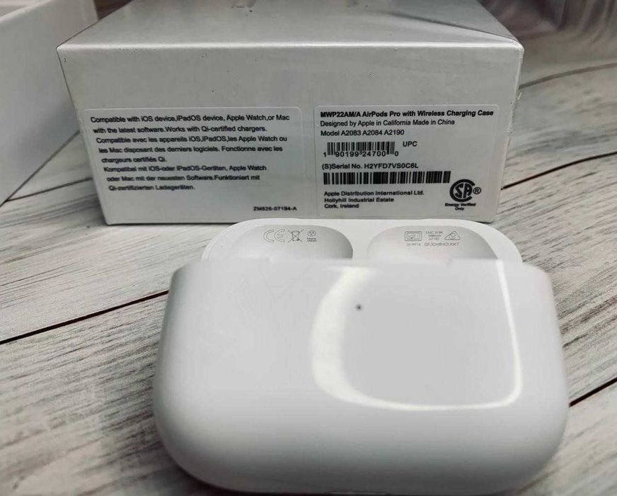 Бездротові навушники аірподс pro with Wireless Charging