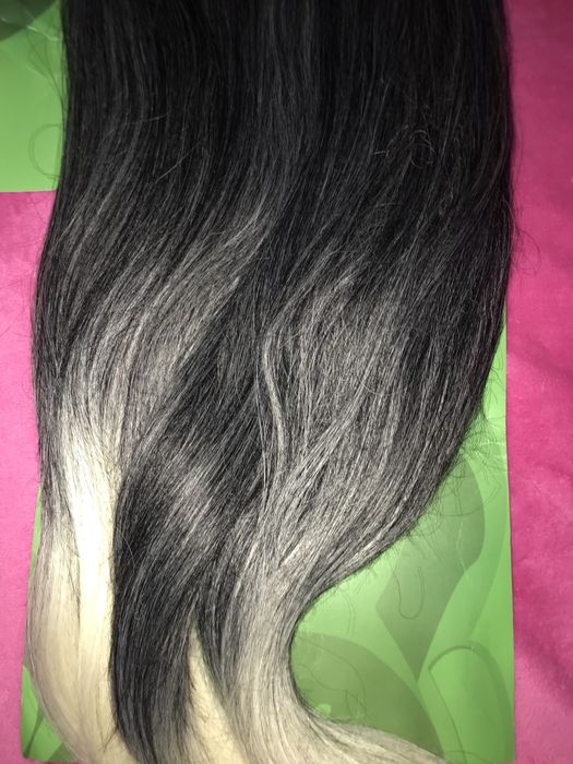 Накладний хвіст. Хвіст зі штучного волосся на липучці на заколках