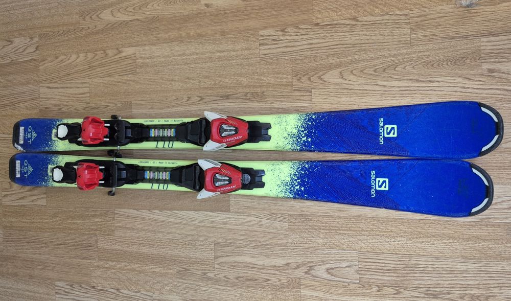 Лижі Salomon 110см. + боти. На зріст дитини 120 -130см-135см
