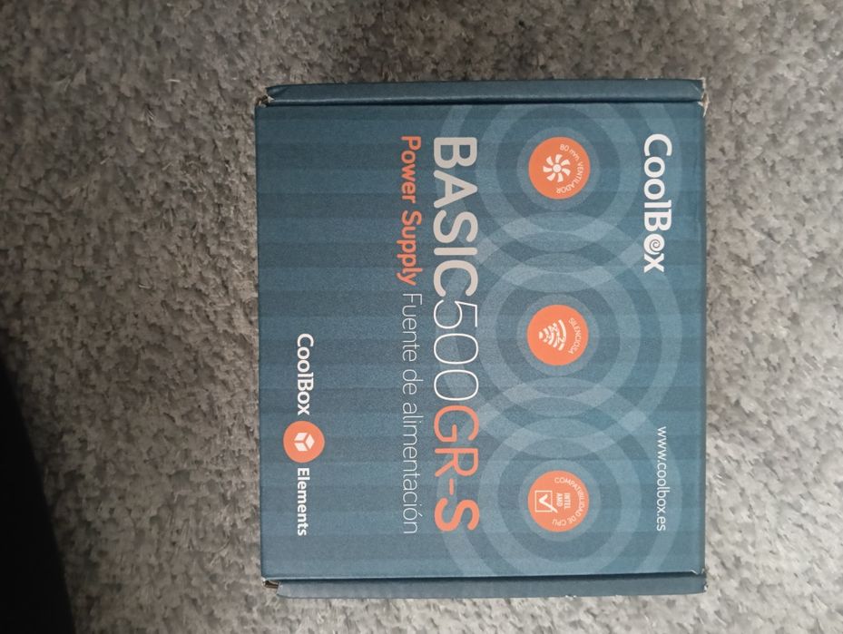 Vendo Fonte alimentação Basic500GR-S usada com caixa.