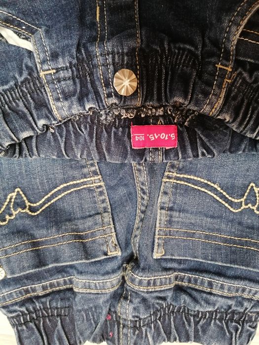 Spodnie jeansy rozmiar 104 bliźniaczki