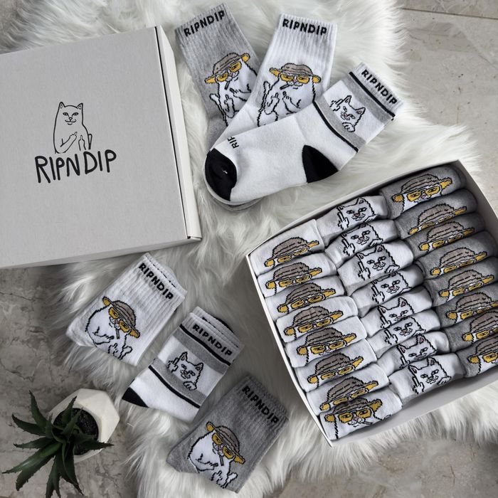 Що подарувати на свята? Набір шкарпеток RIPNDIP 12/24 пар/унісекс