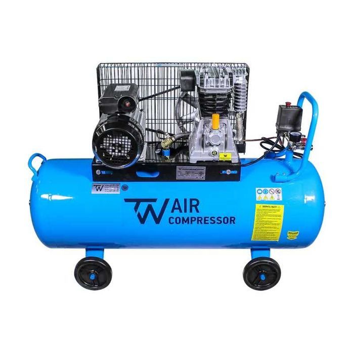 Компресор 100 л Weld AIR масляний для СТО компрессор повітряний ремінь