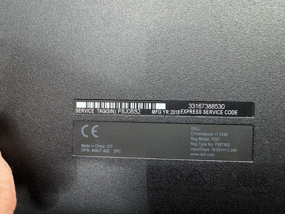 ChromeBook Dell 3180 11.6" нетбук