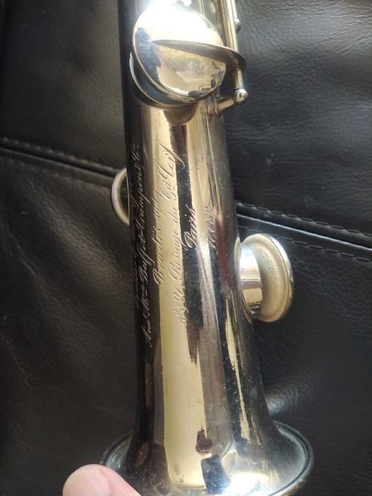 Saxofone soprano Buffet Crampon, Evette & Schaeffer, ano 1910/1920